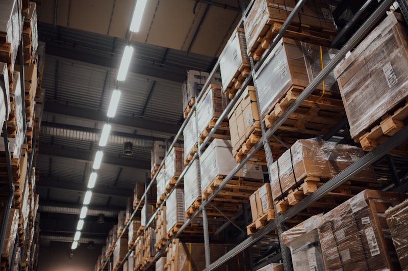 Warehouse pallets